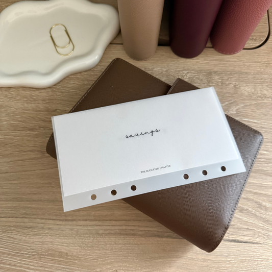 A6 Minimal Vellum Cash Envelopes Set of 3